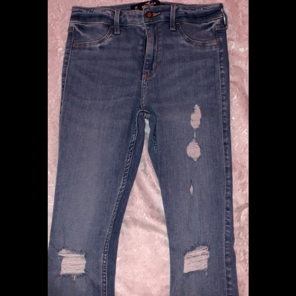 Hollister High rise crop Jean legging